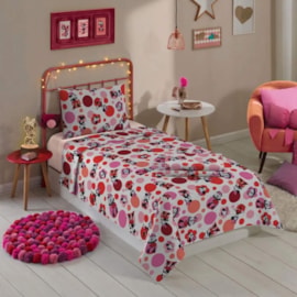 Jogo de Cama Infantil 100% Algodão 150 Fios Minnie 3 Peças Lepper