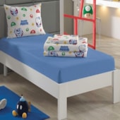 Jogo de Cama Infantil 100% Algodão 150 Fios Super Mario Bros 3 Peças Lepper