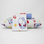 Jogo de Cama Infantil 100% Algodão 150 Fios Super Mario Bros 3 Peças Lepper