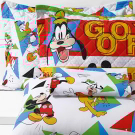 Jogo de Cama Infantil 3 Peças Andreza Mickey Amigos (2 Lençóis e 1 Fronha) Jogo de Cama Infantil 3 Peças Andreza Mickey Amigos (2 Lençóis e 1 Fronha)