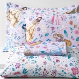 Jogo de Cama Infantil 3 Peças Andreza Princesas (2 Lençóis e 1 Fronha) Jogo de Cama Infantil 3 Peças Andreza Princesas (2 Lençóis e 1 Fronha)