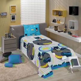 Jogo de Cama Infantil Batman 2 Peças Lepper (1 Lençois e 1 Fronha) Jogo de Cama Infantil Batman 2 Peças Lepper (1 Lençois e 1 Fronha)