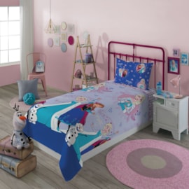 Jogo de Cama Infantil Frozen 2 Peças Lepper (1 Lençois e 1 Fronha) Jogo de Cama Infantil Frozen 2 Peças Lepper (1 Lençois e 1 Fronha)