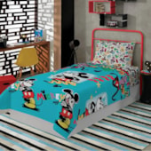 Jogo de Cama Infantil Mickey II 3Pçs Lepper (2Lençois e 1Fronha)