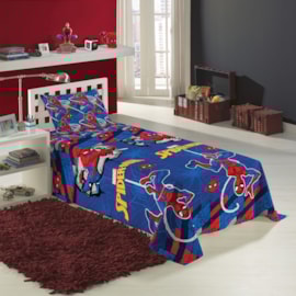 Jogo de Cama Infantil Microfibra Spider-Man Lepper 3 Peças Jogo de Cama Infantil Microfibra Spider-Man Lepper 3 Peças