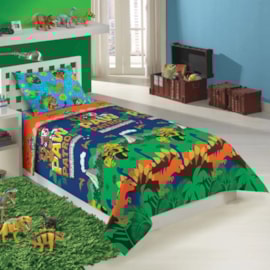 Jogo de Cama Infantil Patrulha Canina Dino 3Pçs Lepper (2Lençois e 1Fronha) Jogo de Cama Infantil Patrulha Canina Dino 3Pçs Lepper (2Lençois e 1Fronha)