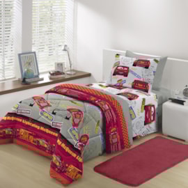 Jogo de cama Infantil Solteiro Carros Disney Santista Jogo de cama Infantil Solteiro Carros Disney Santista