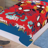 Jogo de Cama Infantil Spidey 2 Peças Lepper (1 Lençois e 1 Fronha)