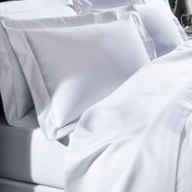 Jogo de Cama King 1000 fios Buettner 100% Algodão Branco Jogo de Cama King 1000 fios Buettner 100% Algodão Branco