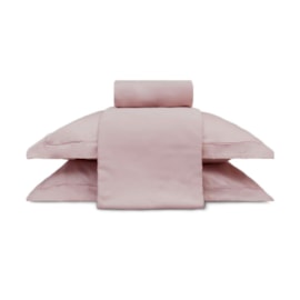 Jogo de Cama King 300Fios 100%Algodão Appel Treccenti Rosa Secrets 4Pçs Jogo de Cama King 300Fios 100%Algodão Appel Treccenti Rosa Secrets 4Pçs