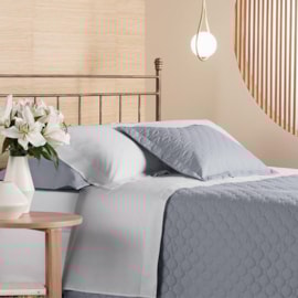 Jogo de Cama King Andreza Privilege 200 fios Ponto Ajour Cinza 4 Peças Jogo de Cama King Andreza Privilege 200 fios Ponto Ajour Cinza 4 Peças