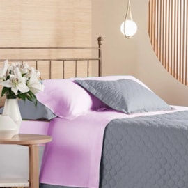 Jogo de Cama King Andreza Privilege 200 fios Ponto Ajour Rosa 4 Peças Jogo de Cama King Andreza Privilege 200 fios Ponto Ajour Rosa 4 Peças