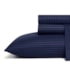 Jogo de Cama King Andreza Stripe Navy 4 pçs (2 Lençois e 2 Fronha)