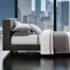 Jogo de Cama King By The Bed 300 Fios Algodão Egípcio Skyline Branco e Preto 4pçs (2Lençois+2Fronhas)