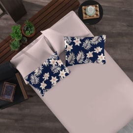 Jogo de Cama King Doce Vida Hawai Rosa 3 Peças Jogo de Cama King Doce Vida Hawai Rosa 3 Peças