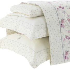 Jogo de Cama King Kacyumara Satinee Antonelli 4 Peças 300 Fios Jogo de Cama King Kacyumara Satinee Antonelli 4 Peças 300 Fios