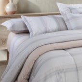 Jogo de Cama King Kacyumara Satinee Nuova 4 Peças 300 Fios Jogo de Cama King Kacyumara Satinee Nuova 4 Peças 300 Fios