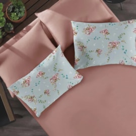 Jogo de Cama King Portallar Flor de Lotus/Rosa Antigo 3 peças Jogo de Cama King Portallar Flor de Lotus/Rosa Antigo 3 peças