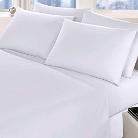 Jogo de Cama King Santista Prata Branco 150 fios 4 peças Jogo de Cama King Santista Prata Branco 150 fios 4 peças