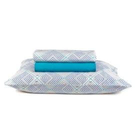 Jogo de Cama King Santista Prata Philip 150 fios 4 peças Jogo de Cama King Santista Prata Philip 150 fios 4 peças