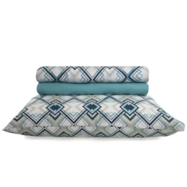 Jogo de Cama King Santista Prata Renato 150 fios - 4 peças Jogo de Cama King Santista Prata Renato 150 fios - 4 peças