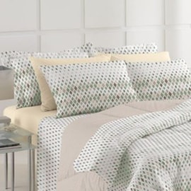 Jogo de Cama King Teka Diamante Alex 150 Fios Jogo de Cama King Teka Diamante Alex 150 Fios