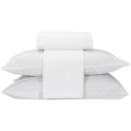 Jogo de Cama King Teka Diamante Branco 150 Fios 4 Peças Jogo de Cama King Teka Diamante Branco 150 Fios 4 Peças
