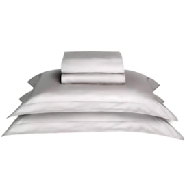 Jogo de Cama King Tellaio Bambu 300 Fios Prata 4 Pçs 2 Lençois + 2 Fronhas Jogo de Cama King Tellaio Bambu 300 Fios Prata 4 Pçs 2 Lençois + 2 Fronhas