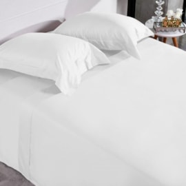 Jogo de Cama King Tessi Branco 4 Peças 400 Fios Jogo de Cama King Tessi Branco 4 Peças 400 Fios