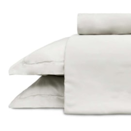 Jogo de Cama Queen 300Fios 100%Algodão Appel Treccenti Névoa 4Pçs Jogo de Cama Queen 300Fios 100%Algodão Appel Treccenti Névoa 4Pçs