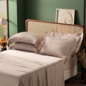Jogo de Cama Queen 350Fios 100%Viscose de Bambu Appel Golden Rosa Soft 4Pçs