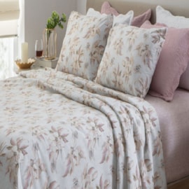 Jogo de Cama Queen Corttex Due Floral Bege 4 Pçs ( 2 Lençois e 2 Fronha) Jogo de Cama Queen Corttex Due Floral Bege 4 Pçs ( 2 Lençois e 2 Fronha)