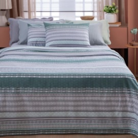 Jogo de Cama Queen Corttex Due Listra Verde 4 Pçs ( 2 Lençois e 2 Fronha) Jogo de Cama Queen Corttex Due Listra Verde 4 Pçs ( 2 Lençois e 2 Fronha)
