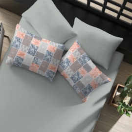 Jogo de Cama Queen Doce Vida Ornamental Bege 3 Peças Jogo de Cama Queen Doce Vida Ornamental Bege 3 Peças