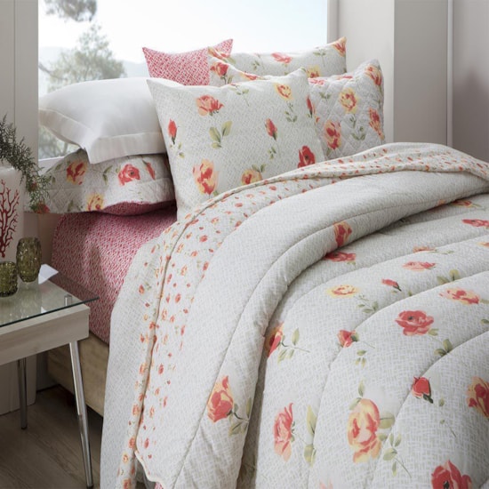 Jogo de Cama Queen Duplo Sultan Realce Marina 4 Peças ( 2 Lençois + 2 Fronhas ) Jogo de Cama Queen Duplo Sultan Realce Marina 4 Peças ( 2 Lençois + 2 Fronhas )