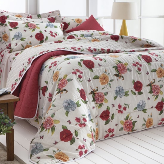 Jogo de Cama Queen Duplo Sultan Realce Premium Talita Jogo de Cama Queen Duplo Sultan Realce Premium Talita