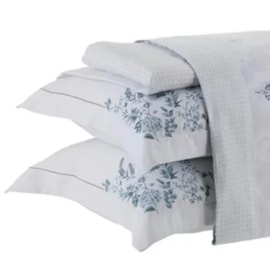 Jogo de Cama Queen Kacyumara Satinee Bluevel 4 Peças 300 Fios Jogo de Cama Queen Kacyumara Satinee Bluevel 4 Peças 300 Fios