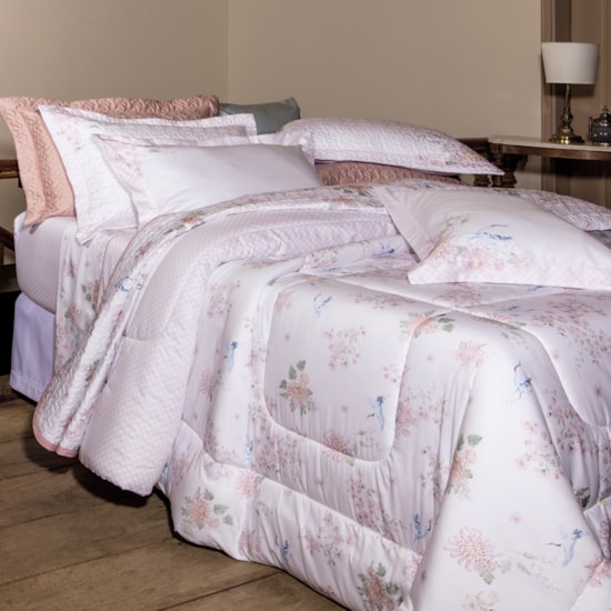 Jogo de Cama Queen Kacyumara Satinée Connely 4 Peças 300 Fios Jogo de Cama Queen Kacyumara Satinée Connely 4 Peças 300 Fios