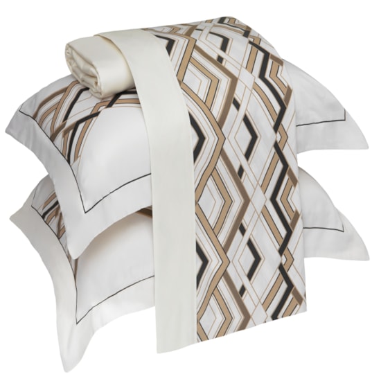 Jogo de Cama Queen Kacyumara Satinee Damen 4 Peças 300 Fios Jogo de Cama Queen Kacyumara Satinee Damen 4 Peças 300 Fios