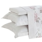 Jogo de Cama Queen Kacyumara Satinee Florian 4 Peças 300 Fios Jogo de Cama Queen Kacyumara Satinee Florian 4 Peças 300 Fios
