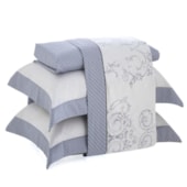 Jogo de Cama Queen Kacyumara Satinee Sam 4 Peças 300 Fios Jogo de Cama Queen Kacyumara Satinee Sam 4 Peças 300 Fios