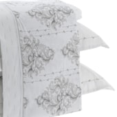 Jogo de Cama Queen Kacyumara Satinee Sartore 4 Peças 300 Fios Jogo de Cama Queen Kacyumara Satinee Sartore 4 Peças 300 Fios