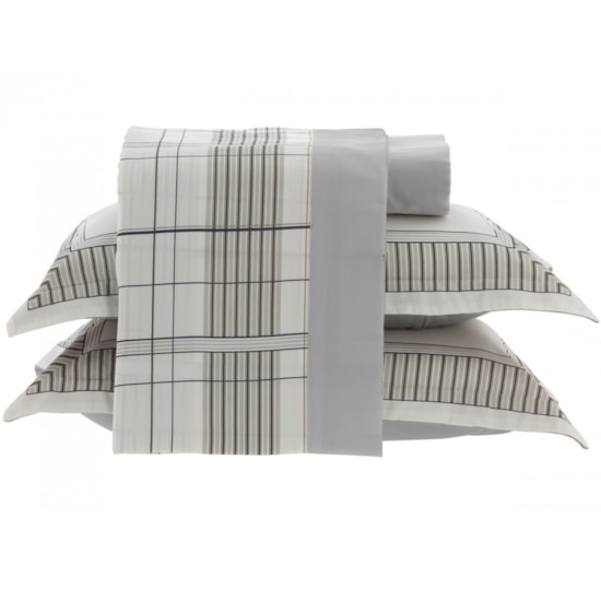 Jogo de Cama Queen Kacyumara Satinee Tely 4 Peças 300 Fios Jogo de Cama Queen Kacyumara Satinee Tely 4 Peças 300 Fios