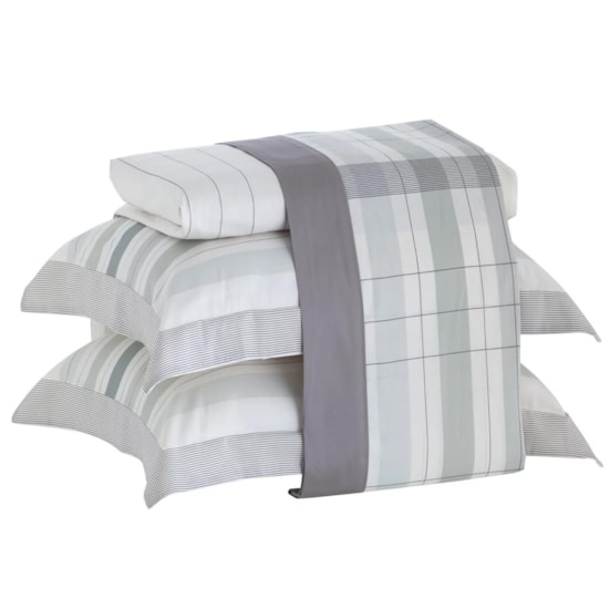 Jogo de Cama Queen Kacyumara Satinee Velk 4 Peças 300 Fios Jogo de Cama Queen Kacyumara Satinee Velk 4 Peças 300 Fios