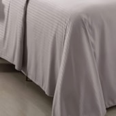 Jogo de Cama Queen Lepin Enxovais Stripe Rosè 4 Pçs (2lençois + 2Fronha)