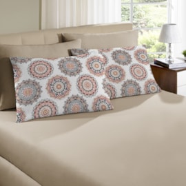 Jogo de Cama Queen Portallar Mandala/Trigo 3 peças Jogo de Cama Queen Portallar Mandala/Trigo 3 peças