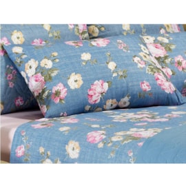 Jogo de Cama Queen Santista Prata Letícia 150 fios - 4 peças Jogo de Cama Queen Santista Prata Letícia 150 fios - 4 peças