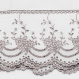 Jogo de Cama Queen São Carlos Versalhes Cinza 4 Peças Jogo de Cama Queen São Carlos Versalhes Cinza 4 Peças