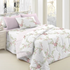 Jogo de Cama Queen Teka Diamante Afrodite I 150 Fios 4 Peças Jogo de Cama Queen Teka Diamante Afrodite I 150 Fios 4 Peças