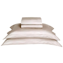 Jogo de Cama Queen Tellaio Bambu 300 Fios Fendi 4 Pçs 2 Lençois + 2 Fronhas Jogo de Cama Queen Tellaio Bambu 300 Fios Fendi 4 Pçs 2 Lençois + 2 Fronhas